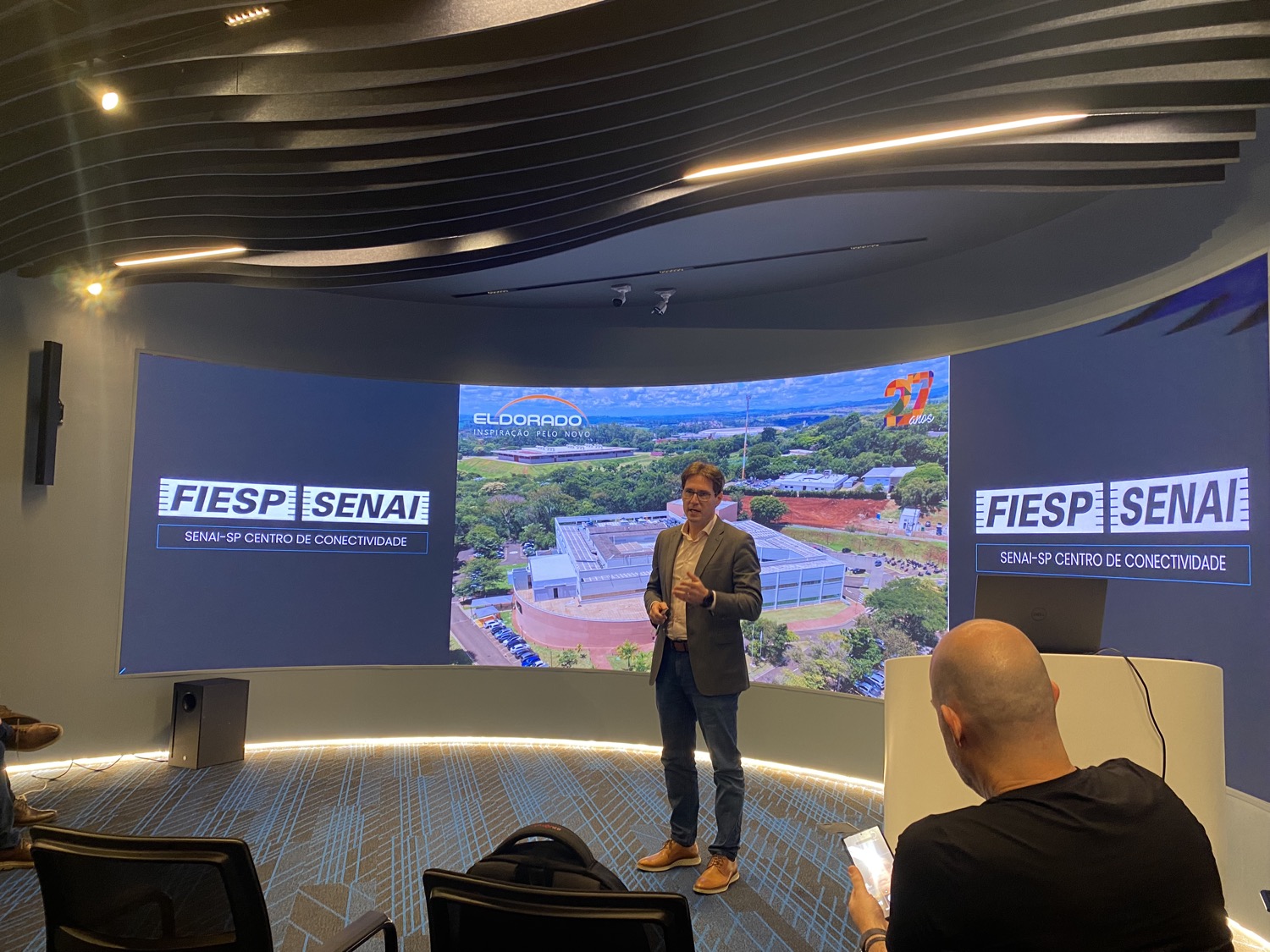 Mateus Pierre, Diretor de P&D do Instituto Eldorado, apresenta a atuação da instituição